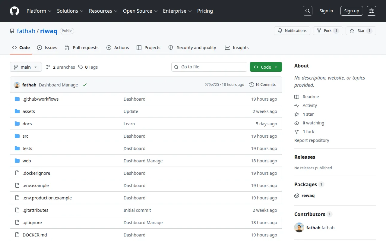 Riwaq - Multi-Tenant AI Agent Backend user interface
